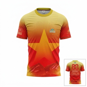 เสื้อวิ่งผู้ชายแบบสั่งทำพิเศษ ระบายอากาศได้ดี น้ำหนักเบา เหมาะสำหรับออกกำลังกายและเล่นกีฬา - Product Image 4