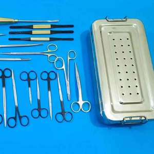 Kit d'instruments chirurgicaux orthopédiques de qualité supérieure pour lifting du visage et lifting des sourcils, en acier inoxydable, comprenant ciseaux, pinces et râpes, certifié CE ISO - Product Image 2