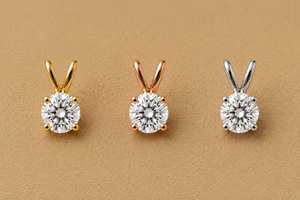 จี้เพชรเม็ดเดี่ยว 1 กะรัต E-VVS2 เพชรเลี้ยงในห้องปฏิบัติการ ทองคำ 14K สีเหลือง พร้อมสร้อยคอ รับรองโดย IGI ชุบโรเดียม ของขวัญแต่งงานสุดคลาสสิก สวยงาม - Product Image 4