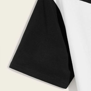 T-shirts Homme Respirants Color Block en Coton Bio Style Estival Tendance Décontracté Hauts d'Extérieur Vêtements Streetwear – Grande Vente - Product Image 5