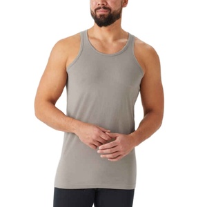 Customized Logo Gym Wear Sports Tank Top-Solid Color Rib Fabric XS & 6XL-Stylish New Arrival OEM Service-Exported Bangladesh - Product Image 2