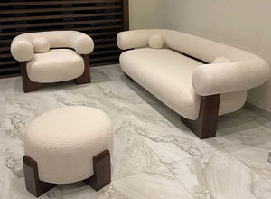 Ensemble de canapés compacts en tissu 5 places, gain de place, qualité supérieure, meubles de salon modernes en forme de L avec coussins - Product Image 3