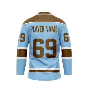 Combinaison d'entraînement de hockey sur glace Mammoth de qualité supérieure New Standard French Wilderness Maillot sur mesure avec broderie de feuille d'érable - Product Image 2