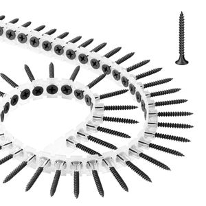 Tornillos Autoperforantes para Paneles de Yeso de Acero de Aleación de Alta Dureza # 6 tornillos para paneles de yeso y madera de 1-1/4 pulgadas de longitud, en rollo, multiusos - Product Image 4
