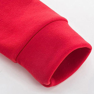 Red Hooded Sweatshirt With Shikaka Bat Logo Printed Front Unisex Casual Autumn Wear Full Sleeve Cotton <b>Pullover</b> - Product Image 2