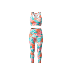 <b>Top</b> Trending Women's Yoga Sets Reversible Eco-Friendly Solid Breathable Quick Dry Lightweight 2-Piece Plus Size for Fitness - Product Image 1