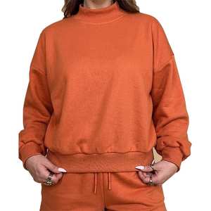 Sudadera de Alta Calidad con Logotipo Personalizado, Color 400 GSM, Cuello Alto, Forro Polar de Algodón Ecológico, Aplique de Letras, Modelo 2026 - Product Image 6