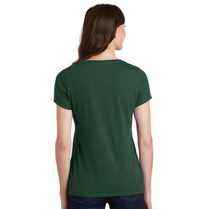 T-shirts décontractés pour femmes, col en V, tricotés, 100% coton, respirants, de haute qualité, pour l'été - Product Image 6
