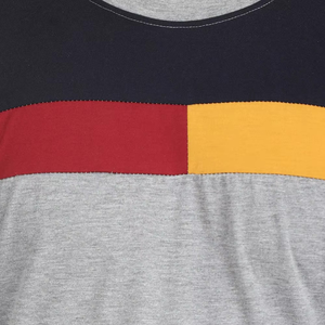 Premium New Style Color Block Casual T Shirt <b>Men</b> <b>Half</b> <b>Sleeve</b> Slim Fit Cotton Comfortable Daily Wear Trendy Fashion 2026 - Product Image 5