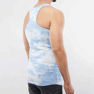 Nouveauté 2026 Débardeur Homme Sublimé à Motif Nuageux Personnalisable pour la Gym et le Fitness Séchage Rapide Prix Abordable - Product Image 6