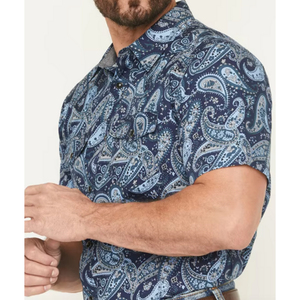 เสื้อเชิ้ตทำงานแขนยาวลายทางผ้าโพลีเอสเตอร์/คอตตอน 140 กรัม สำหรับผู้ชาย สวมใส่สบาย ระบายอากาศได้ดี เหมาะสำหรับงานอุตสาหกรรม - Product Image 3