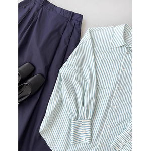 Blusa Oversize Personalizada para Mujer, Camisa de Algodón Premium, Corte Holgado, Estilo Casual, Suministro de Fábrica OEM ODM - Product Image 6