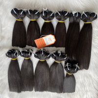 Extensions de cheveux vierges Remy du Vietnam, grade 12A, lisses, super double drawn, trames en lots, longueur aux épaules 6'', 8'', 10'', toutes couleurs