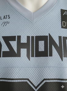 Maillot de football américain personnalisé 100 % polyester respirant en maille, style streetwear pour homme, coupe oversize, haut de sport tendance, col en V - Product Image 6