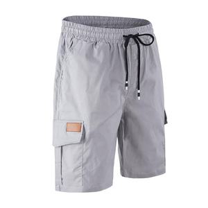 Hot Selling <b>Men's</b> Cotton Summer <b>Shorts</b> <b>with</b> Casual <b>Pockets</b> OEM Customizable Solid Pattern Cargo <b>Shorts</b> - Product Image 2