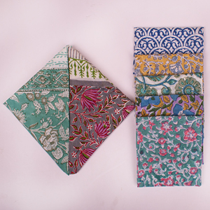 Organic Cotton Luxury Bandana 21x21 Inch Vintage Floral Pattern Multicolor Head <b>Wrap</b> Scarf for Adults Ladies <b>Gift</b> - Product Image 2