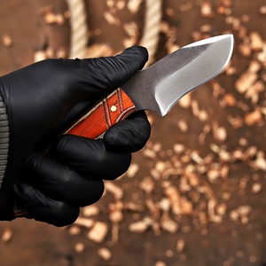 มีด EDC แบบใบตายติดปลอก Nordic Forge รุ่นสั่งทำพิเศษ ขนาด 6 นิ้ว ด้ามจับแบบ Full Tang สำหรับแล่เนื้อ ตั้งแคมป์ ล่าสัตว์ ผลิตจากเหล็ก 12c27 เกรดอุตสาหกรรม - Product Image 4