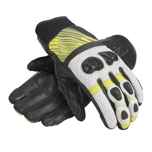 Leather <b>Motorbike</b> Racing Gloves Breathable Non-Slip Full Finger Motocross Riding Gloves Touchscreen Outdoor Cycling - Product Image 3