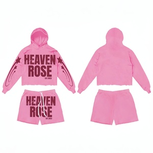 Conjunto Deportivo Personalizado para Hombre, Sudadera con Capucha y Pantalones Jogger de Algodón, 350GSM, Felpa, Secado Rápido, Ropa Deportiva Urbana, Impresión por Transferencia de Calor OEM - Product Image 5