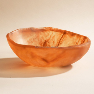 Vente en gros de vaisselle de table en résine créative de haute qualité de pâtes aux fruits et bols à salade avec tourbillon d'Inde - Product Image 1
