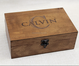 Custom Wooden Storage <b>Box</b> Wood <b>Gift</b> <b>Box</b> Wooden <b>Box</b> with Hinge Lid Shaped from India - Product Image 2