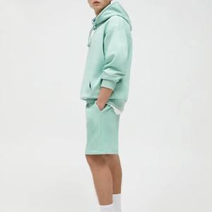 Ensemble short et sweat à capuche unisexe sur mesure, respirant, nouvelle collection, haute qualité, 100% coton - Product Image 3