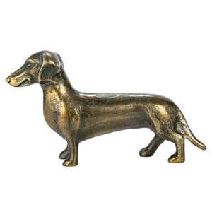 Statue de chien en métal de luxe, pièce maîtresse pour la décoration de table console, aménagement intérieur et accent décoratif pour le bureau - Product Image 6