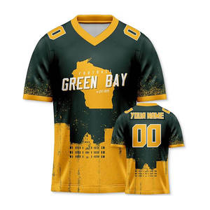Maillot de football américain de haute qualité pour hommes, en polyester, pour tenue décontractée et sportive, maillot de football d'équipe - Product Image 4