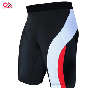 Pantalones Cortos de Compresión Transpirables para Hombre, Poliéster/Algodón, Deportivos Personalizados, Sólidos, de Secado Rápido, Antiarrugas, Ropa de Gimnasio - Product Image 3