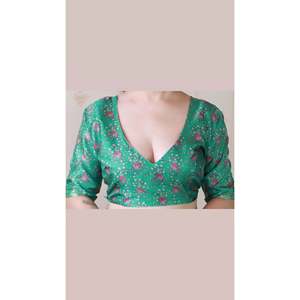 Sari en soie Tussar vert marine Elite Weaves, imprimé Pattachitra, tissé avec des fils Zari, pour femmes, 450g - Product Image 6