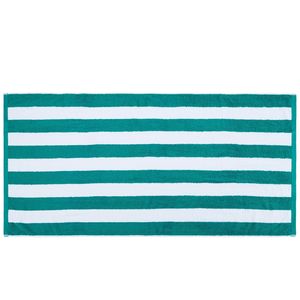 Set di 4 Teli da Spiaggia Oversize 100% Cotone 30 X 60, Telo Piscina Grande a Righe Cabana, Asciugatura Rapida, Morbido e Spesso con Borsa - Product Image 1
