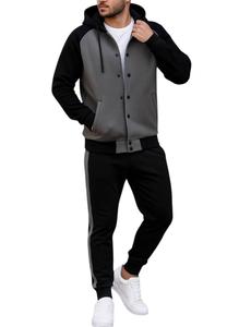 Conjunto Deportivo de Nylon con Cremallera para Hombre, Chaqueta Deportiva Ligera y Resistente al Viento, Ideal para Correr - Product Image 3