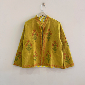 Chaqueta de tela TNT, chaqueta corta de algodón, chaqueta estampada, chaqueta para la playa - Product Image 1