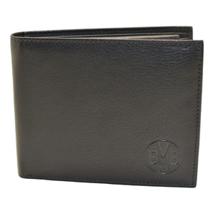BVB Men's Genuine Leather Trifold <b>Wallet</b> with Embossed Logo <b>RFID</b> Protection Short Fold Design Daily Use - Product Image 6