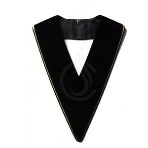 Collier maçonnique classique, col formel simple, en soie légère, personnalisable pour les réunions, les cérémonies, les événements et l'usage quotidien - Product Image 2