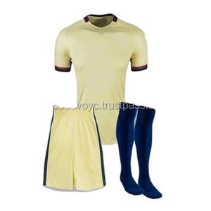 Camisetas de fútbol para hombre, camisetas de fútbol en blanco, conjunto de camisetas de fútbol, uniformes de fútbol para niños, ropa de fútbol, venta al por mayor, sublimación, estampado liso - Product Image 1