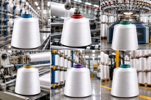 White 100% <b>Polyester</b> <b>Yarn</b> 68/36 Denier For Textile Knitting Fabric Formation Garment Accessories And Embroidery Thread Supply - Product Image 6
