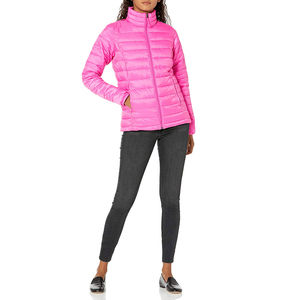 New Custom Design OEM Women's <b>Puffer</b> <b>Cropped</b> Hooded <b>Jacket</b> Full Drawstring Zip And Bubble <b>Jacket</b> Women's Winter Down <b>Jacket</b> - Product Image 3