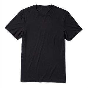 T-shirt en bambou pour homme, coupe classique, col rond, fabriqué avec des tissus en viscose de bambou respirants et doux, avec logos imprimés et étiquettes privées - Product Image 1