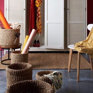 Hot Trend Natural Rattan Storage <b>Baskets</b> With Handles Rustic Multi-Purpose Handwoven Organizer Home Decor Vintage Style 2026 - Product Image 3