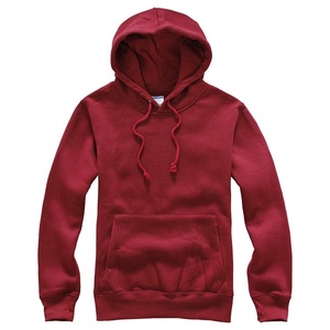 OEM Men's Pullover Hoodie 100% Cotton <b>Winter</b> Fleece Lined Print Plain Dyed Custom Logo - Product Image 1