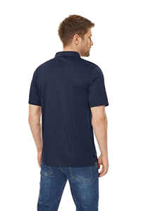 Polo à manches courtes rayé et color-block pour homme, coupe ajustée décontractée en coton, idéal pour le golf, vente en gros, logo personnalisé - Product Image 2