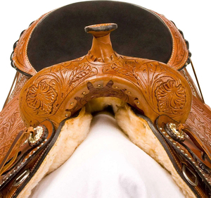 Selle de cheval en cuir occidental de haute qualité, taille personnalisable de 10 à 18 pouces, pour barrel racing, trail, plaisir équestre, vente en gros - Product Image 2
