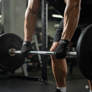 Guantes de gimnasio para entrenamiento pesado, guantes de gimnasio de medio dedo, guantes con soporte para muñeca, guantes transpirables para levantamiento de pesas de alta resistencia, unisex - Product Image 3