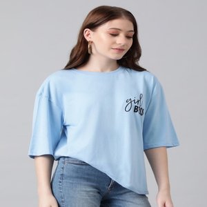 Camiseta personalizada de algodón suave para mujer, diseños personalizados con estilo, ropa de mujer al por mayor - Product Image 1