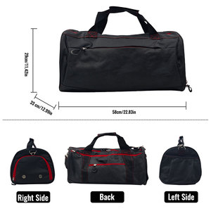 Sac de voyage en néoprène imperméable personnalisé pour hommes, sac de sport léger, sac de week-end, sac de voyage à bandoulière - Product Image 2
