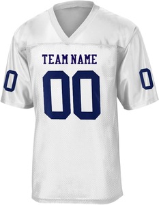 Wholesale Football Jerseys Polyester <b>Mesh</b> <b>Screen</b> Printing Custom Logo OEM Factory Breathable Durable Athletic Apparel - Product Image 1