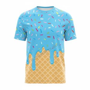 Camisetas con estampado de helado, camisetas personalizadas, camisetas de sublimación directas de fábrica, camisetas con estampado de helado de alta calidad - Product Image 1