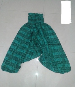 Algodón om impreso harem pijamas mezcla de colores algodón harem estampado bohemio pijamas al por mayor de la India - Product Image 1