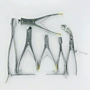 Ensemble d'instruments chirurgicaux en acier inoxydable pour la coupe de plaques et de broches orthopédiques maxillo-faciales et orbitales - Product Image 1